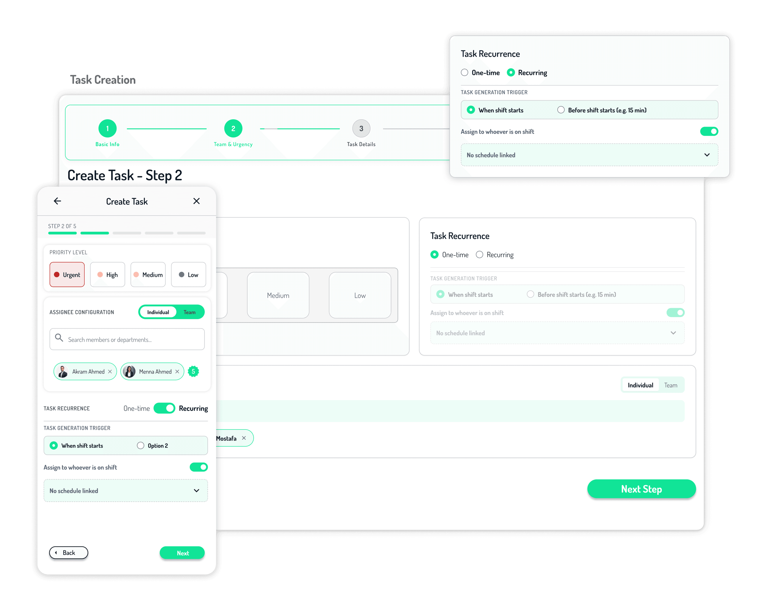 GeoInTime Operations Management interface
